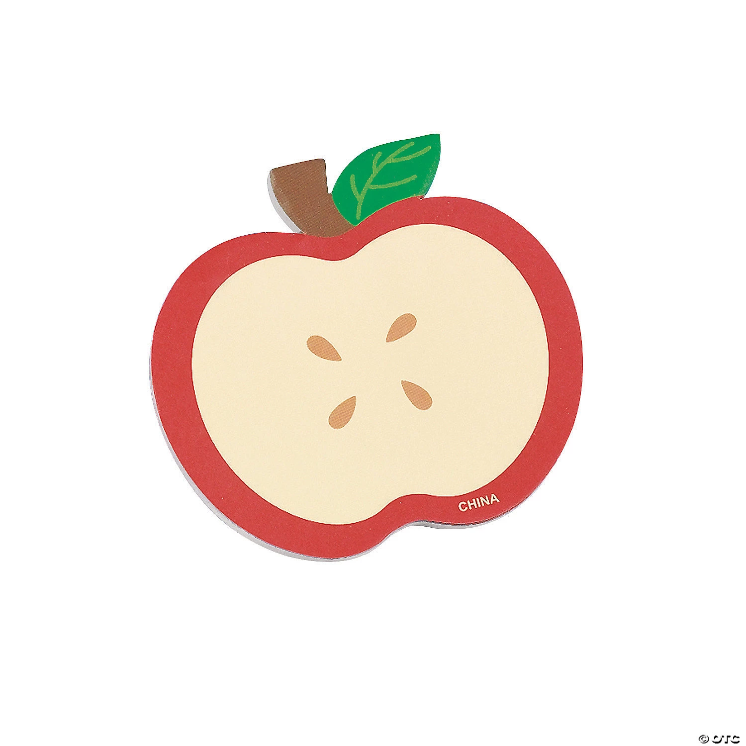 Apple-Shaped Sticky Notes - 12 Pc. 4 Apple-Shaped Sticky Notes - 12 Pc. - Image 2