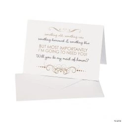 Be My Bridesmaid Cards - 5 Pc.