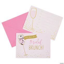 Bridal Shower Brunch Invitations - 8 Pc.