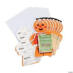 Candytown Invitations - 8 Pc.