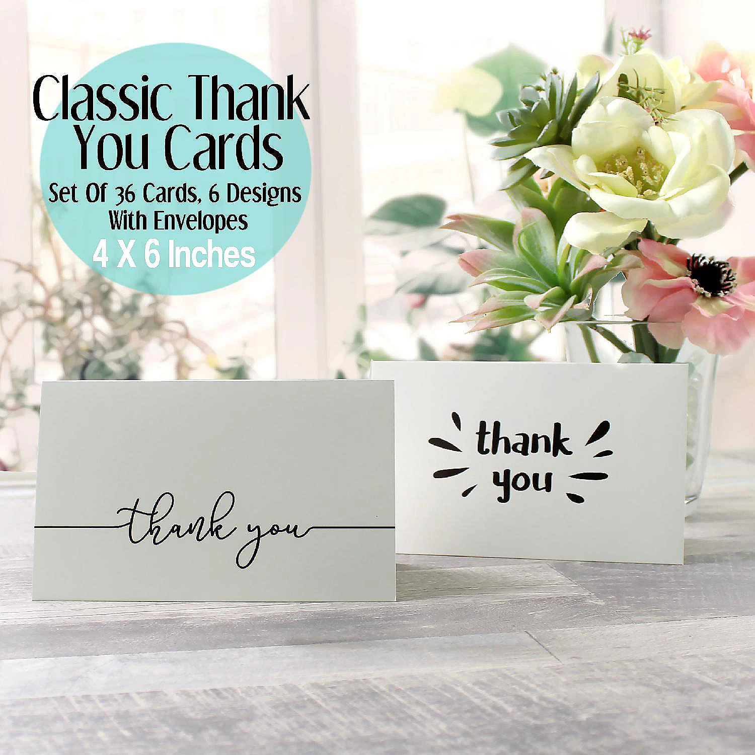 Cavepop Classic Thank You Cards - Set of 36 4 Cavepop Classic Thank You Cards - Set of 36 - Image 2