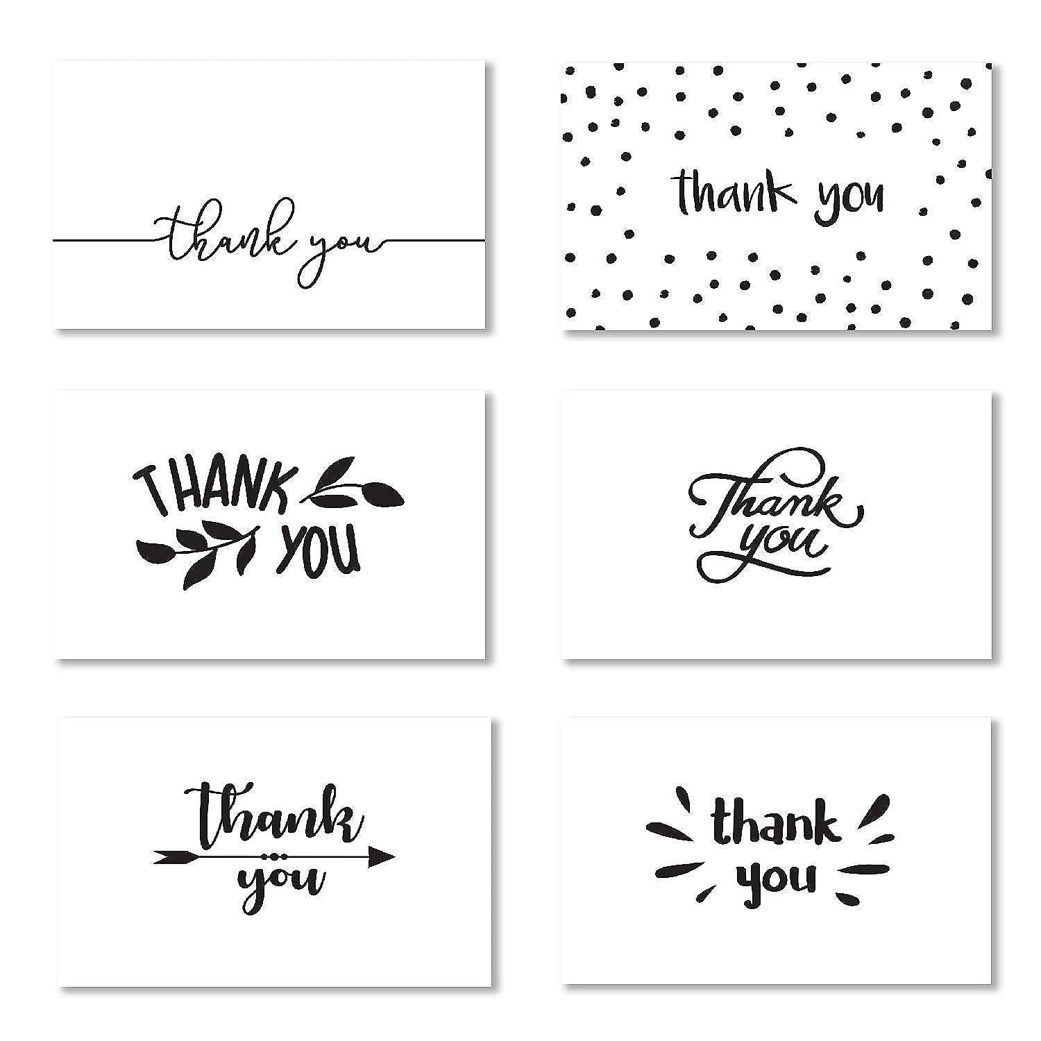 Cavepop Classic Thank You Cards - Set of 36 3 Cavepop Classic Thank You Cards - Set of 36