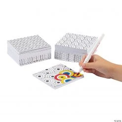 Color Your Own Doodle Notepads