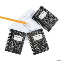Composition Book Mini Spiral Notebooks - 24 Pc.
