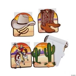 Cowboy Notepads - 24 Pc.
