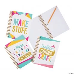 Crafty Spiral Notebooks - 3 Pc.