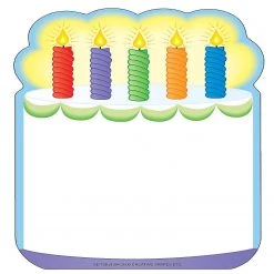 Creative Shapes Etc. - Large Notepad - Birthday Cake