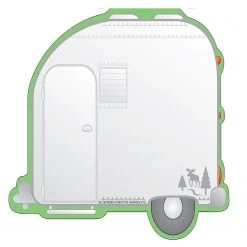Creative Shapes Etc. - Large Notepad - Camper
