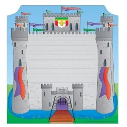 Creative Shapes Etc. - Large Notepad - Castle