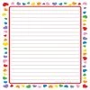 Creative Shapes Etc. - Large Notepad - Heart Border -Cheap Invitations & Stationery Store creative shapes etc large notepad heart border14224740NOWA
