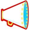 Creative Shapes Etc. - Large Notepad - Megaphone -Cheap Invitations & Stationery Store creative shapes etc large notepad megaphone14224576NOWA