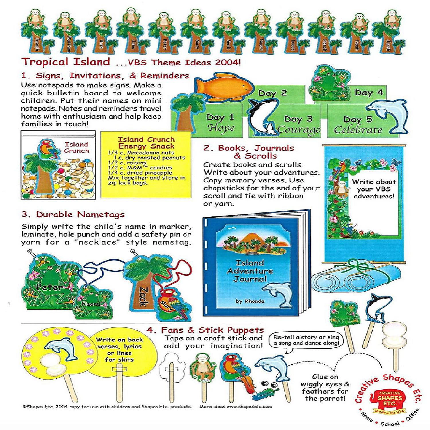 Creative Shapes Etc. - Large Notepad - Palm Tree 5 Creative Shapes Etc. - Large Notepad - Palm Tree - Image 3