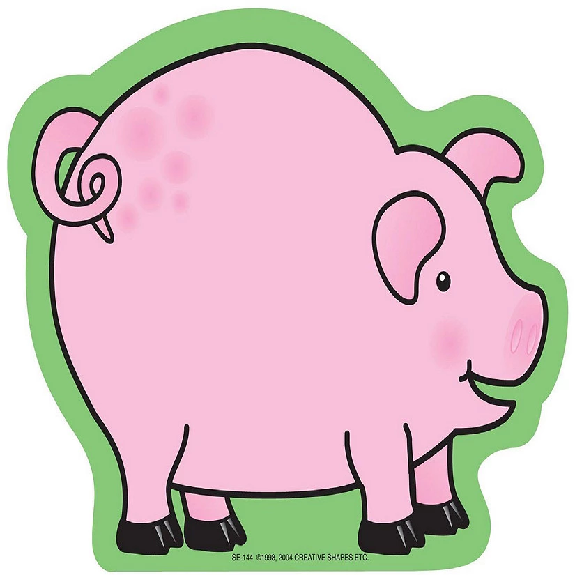 Creative Shapes Etc. - Large Notepad - Pig 3 Creative Shapes Etc. - Large Notepad - Pig