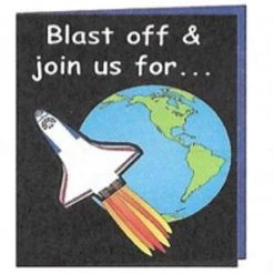 Creative Shapes Etc. - Large Notepad - Space Shuttle -Cheap Invitations & Stationery Store creative shapes etc large notepad space shuttle14224443 a02NOWA