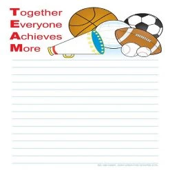 Creative Shapes Etc. - Large Notepad - Team