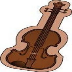 Creative Shapes Etc. - Large Notepad - Violin