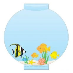 Creative Shapes Etc. - Mini Notepad - Aquarium