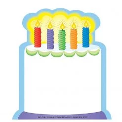 Creative Shapes Etc. - Mini Notepad - Birthday Cake