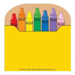 Creative Shapes Etc. - Mini Notepad - Crayon Box