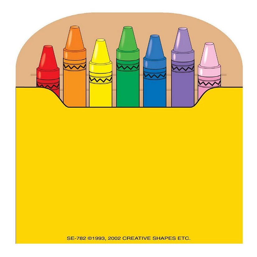 Creative Shapes Etc. - Mini Notepad - Crayon Box 3 Creative Shapes Etc. - Mini Notepad - Crayon Box