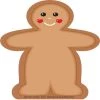 Creative Shapes Etc. - Mini Notepad - Gingerbread Man -Cheap Invitations & Stationery Store creative shapes etc mini notepad gingerbread man14224704NOWA
