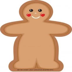 Creative Shapes Etc. - Mini Notepad - Gingerbread Man