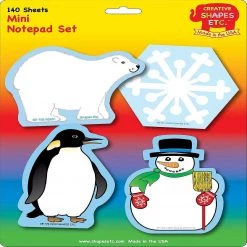 Creative Shapes Etc. - Mini Notepad Set - Winter
