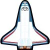 Creative Shapes Etc. - Mini Notepad - Space Shuttle