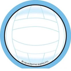 Creative Shapes Etc. - Mini Notepad - Volleyball