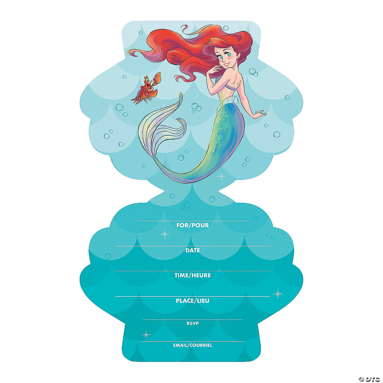 Disney® The Little Mermaid™ Invitations - 8 Pc. 5 Disney® The Little Mermaid™ Invitations - 8 Pc. - Image 3