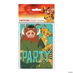 Disney The Lion King Invitations - 8 Pc.