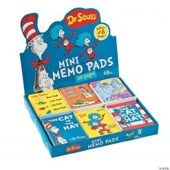 Dr. Seuss™ Mini Notepads - 48 Pc. -Cheap Invitations & Stationery Store dr seuss mini notepads 48 pc 13678858 a02
