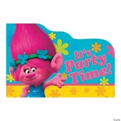 DreamWorks Trolls Invitations - 8 Pc.