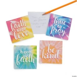Faith Tie-Dyed Notepads - 24 Pc.