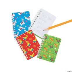 Fiesta Mini Spiral Notepads - 12 Pc.