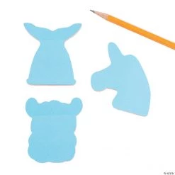 Fun Creature Shapes Sticky Notes - 12 Pc.
