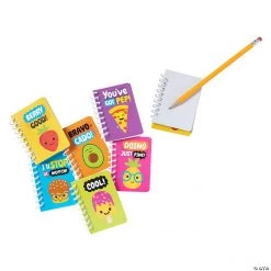 Funtastic Food Friends Mini Spiral Notebooks - 24 Pc.