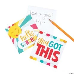 Happy Day Notepads - 50 Pc.