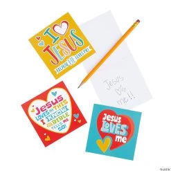 Jesus Loves Me Notepads – 24 Pc.