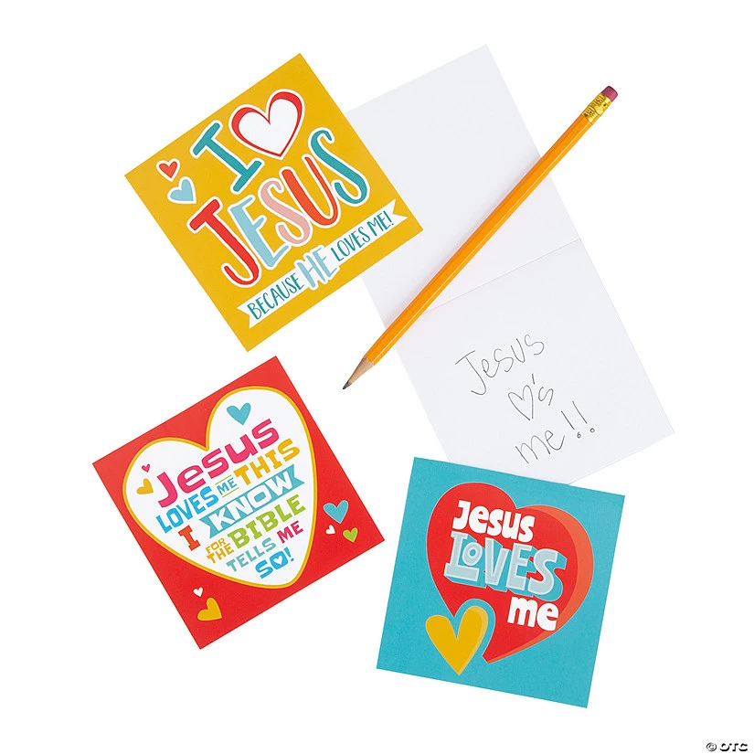 Jesus Loves Me Notepads – 24 Pc. 3 Jesus Loves Me Notepads – 24 Pc.