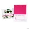 John Deere™ Pink Invitations - 8 Pc. -Cheap Invitations & Stationery Store john deere sup sup pink invitations 8 pc 13934734
