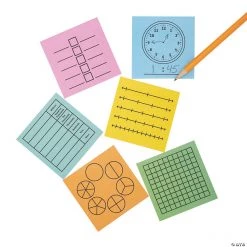 Math Sticky Notes - 12 Pc.