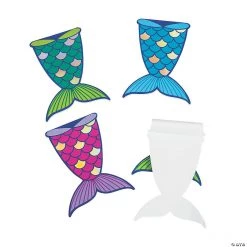 Mermaid Tail Foil Notepads - 24 Pc.