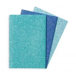 OOLY Oh My Glitter Notebooks - Set of 3 - Aquamarine & Sapphire -Cheap Invitations & Stationery Store ooly oh my glitter notebooks set of 3 aquamarine and sapphire14193707 a02NOWA