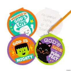 Religious Halloween Notepads - 24 Pc.
