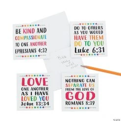 Religious Inspirational Message Notepads - 24 Pc.