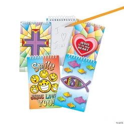 Religious Spiral Notepads - 24 Pc.