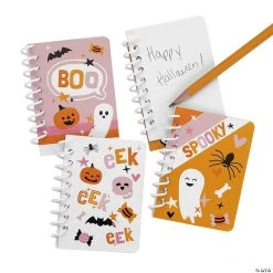 Spooky Fun Halloween Spiral Notepads - 24 Pc.