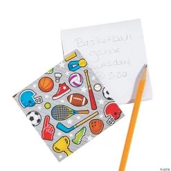Sports Icon Notepads - 24 Pc.