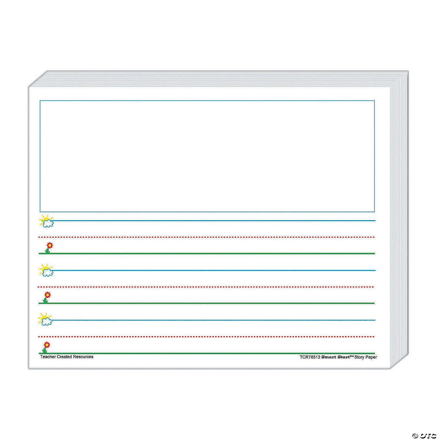 Teacher Created Resources Smart Start K-1 Story Paper, 360 Sheets Per Pack 3 Teacher Created Resources Smart Start K-1 Story Paper, 360 Sheets Per Pack